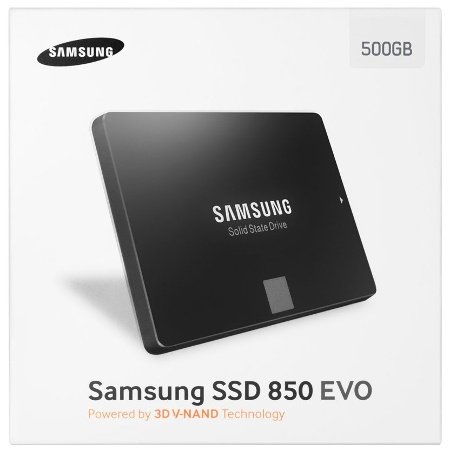 Samsung SSD 500GB 2.5ZOLL 6.3CM SATAIII 850 EVO STARTE -
