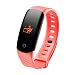 Produktbild Klicop Fitness Tracker Smart Band Armbanduhr Activity Tracker Wasserdichtes Bluetooth-Armband mit Herzfrequenzmesser Schrittzähler Smartwatch (Farbe : T4)