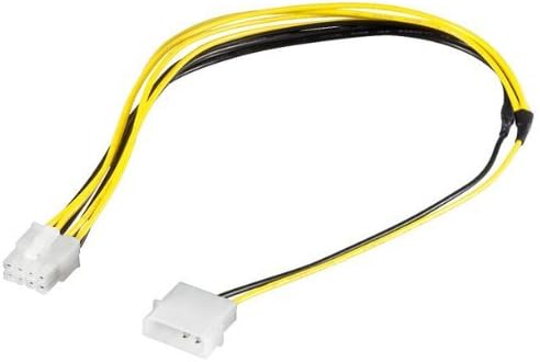 Power CORD INTERNAL 5.25 " 8pol EPS Stecker Connector, 0.4 M, Good Connections