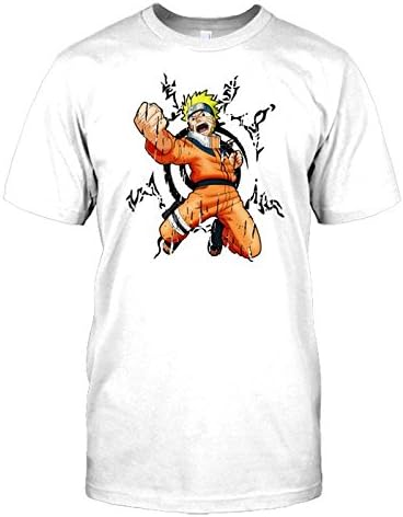 Kakashi Hatake of Naruto - Cool Manga Mens T Shirt - white - Men 50-52" - XXL