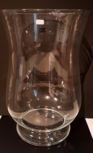 Vase große Glasvase klarglas Bodenvase Blumenvase, Windlicht mundgeblasen Kristallglas Höhe 40 cm, große Öffnung ca. 22 cm Oberstdorfer Glashütte - 5