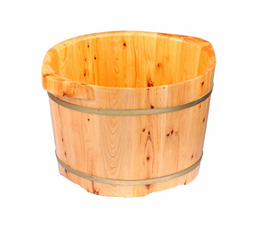 Sauna Wooden Bucket Tub Foot Massage