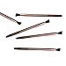Olym Store Dual-head Dual-purpose Aluminum Tube Handle Nylon Fiber Cosmetic Brush Golden