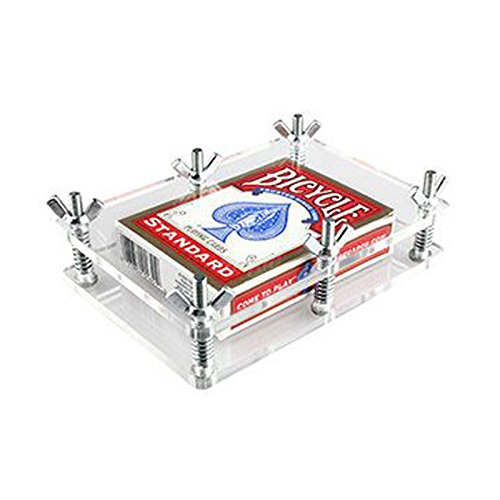 Preisvergleich Produktbild MAGIC SHOW Acryl Spielkarten Profession Magic Poker Reparatur Smooth Clip Folder