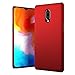 Produktbild SO-buts OnePlus 6T Hülle 6,41 Zoll PC Harte SchutzhülleUltradünn Halbe Schrubben TelefonkastenHandyhülle für OnePlus 6T (Rot)
