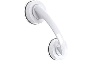 JanTeelGO Poignée de ventouse Super Power, Poignée d'aide Grip Extracteur de Main Courante pour la salle de bains, douche, Cabinet, Mini réfrigérateur (Blanc)