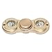Price comparison product image LED Spinner Hand Fidget EDC Toy, Hankyky Finger Aluminium Alloy Gyro 13-second Shake/Strike Light 2 minutes spins- Adults and Children