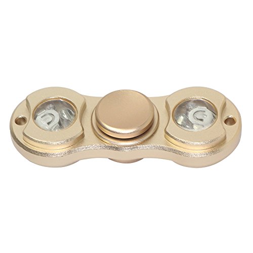 Reefa LED Hand Spinner Tri Fidget Desk Focus Toy Reliever Stocking Stuffer