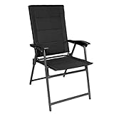 Camping Klappstuhl Army schwarz