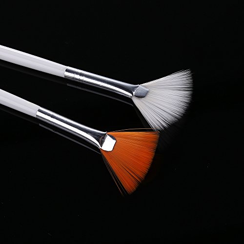 Zogin 20pc Nail Art Pinsel + Punktierung Werkzeuge, Nagelkunst-Design zum Malen, Detaillieren,Punktieren Ideal für Natur-, Acryl- und Gelnägel - 7