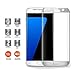 Price comparison product image Samsung Galaxy S7 Edge - 4D Full Curved Coverage Screen Protector, Tempered Glass, Anti-Scratch Ultra Clear (Silver)
