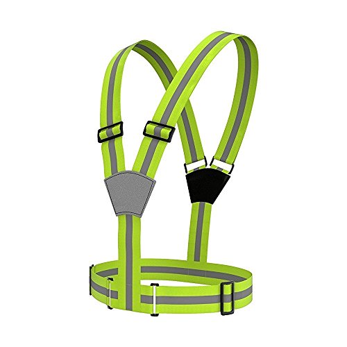 Preisvergleich Produktbild Rightwell Reflektierende Warnwesten Sicherheitsweste Hohe Sichtbarkeit Sicherheitsweste / Reflektorweste Einstellbar,Leicht und Elastisch für Nachtläufer,Läufer,Jogger,Radfahrer...