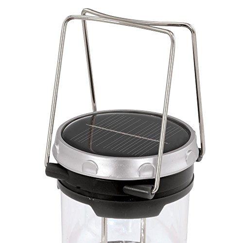 LED Solar Outdoor Lampe Steh Leuchte Camping Laterne Akku schwarz EGLO 47759 - 4