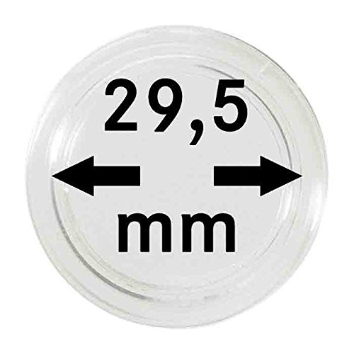 Lindner 2250295P Münzkapseln 29,5 mm-10er Pack