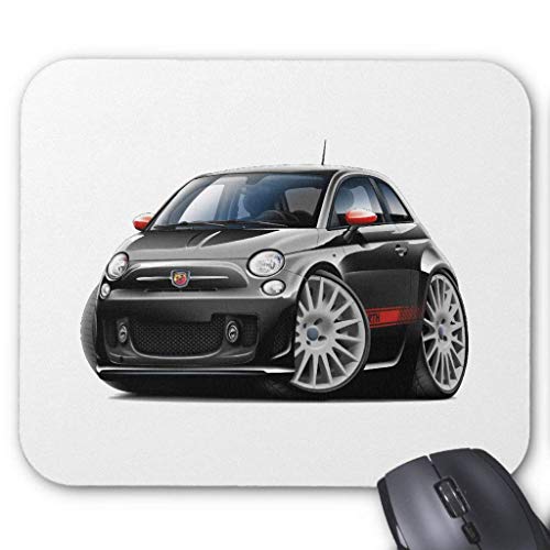 Preisvergleich Produktbild Fiat 500 Abarth Black Car Mouse Pad