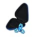 Produktbild Atdoshop Spielzeug Geschenk, Fidget Hand Spinner Dreieck Finger Spielzeug EDC Focus ADHD Autismus Tasche Box Case Packet (9x3.5cm, Blau)