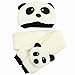Cream Baby Kid Toddler Cute Warm Animal Cartoon Panda Winter Cap+Scarf Set Hat Beanie