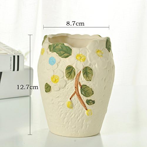 YQOOO Succulents Pot Stoneware Ceramics Old Pile Flowerpot Size Breathable Green Planter