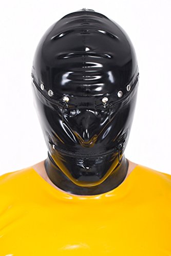 Preisvergleich Produktbild Latexmaske mit Reißverschlüssen (Herrenmaske)