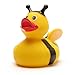 Produktbild DUCKSHOP I Quietscheente Biene I Badeente I L: 7,5 cm