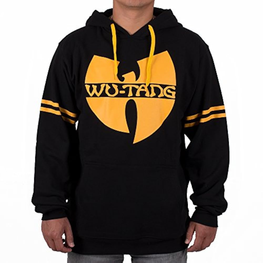 Wu Wear - Wu 36 Hooded schwarz-gelb - Wu-Tang Clan Größe S, Farbe Black