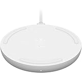 Belkin Tappetino di ricarica wireless BoostCharge da 10 W (Caricabatteria wireless a ricarica rapida con certificazione Qi pe