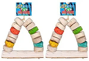 BIRD KABOB Wesco Shreddable Bird Perch Toy - Carnival 8.5