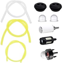 Tubo Benzina Decespugliatore Kit Filtri Benzina Universale - 3 Set Con Tubo, Guarnizioni E Primer Bulb Per Tosaerba Gommini Serbatoio Decespugliatore - Foto 10