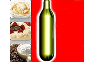 NEMT Lot de 600 Capsules N2O Crème pour cuvettes Siphon de Liss, Mosa, Isi et Kayser, Mastrad (600 Capsules)