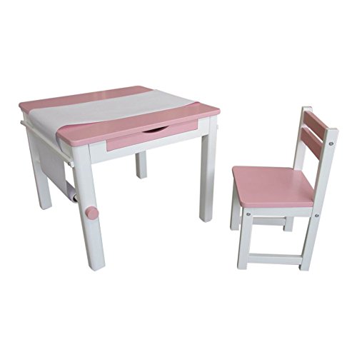 Tikk Tokk Boss Envy de Mesa artística y Silla Set (Rosa)