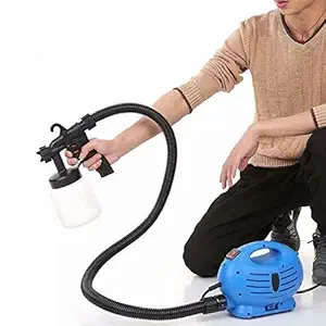 ULTRINA Electronic Spray Paint Zoom Sprayer Compressor and Gun Machine with Multiple Accessories Portable Spraying Machine Shoulder Mountable Fast Air Painting Tool Professional