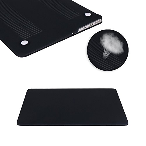 Vimay – Air 13-Zoll Plastik Hartschale für Apple MacBook Air 33,02 cm (13 Zoll), Modelle: A1369 und A1466, Schwarz - 4
