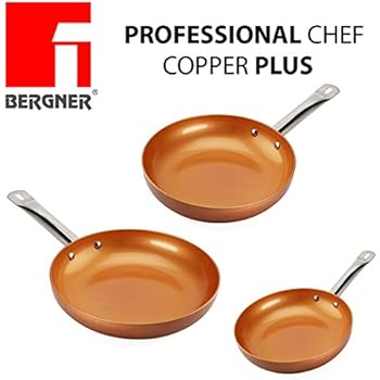 Copper Chef 360 Non-Stick 10" Frying Pan, Copper, 46.99 x ...