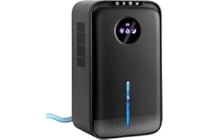 HARAYE Dehumidifiers for Home, 2.5L Water Tank Small Dehumidifier With Drain Hose for Drying Clothes with 8-12-24HTimer Sleep Mode and Auto Shut Off Defrost,Quiet Dehumidifiers for Bathroom Bedroom Closet RV