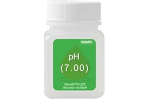 Lastdaytime Kit d'étalonnage du pH mètre 50 ml 4.00/7.00/10.01 Solution tampon ORP 222 mV Solution standard (7.00)