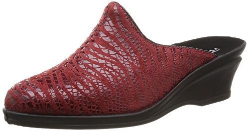 Rohde Halden, Women's Open Back Slippers, Red (43), 8 UK
