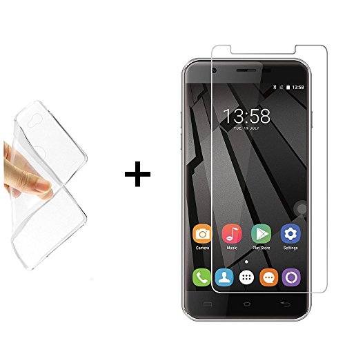 Oukitel U7 Plus Silicona Funda Trasera Carcasa Cubierta Oukitel U7 Plus Cristal Vidrio Templado Premium Protector de Pantalla de Dureza de 9H reviews Oukitel U7 Plus Silicona Funda Trasera Carcasa Cubierta Oukitel U7 Plus Cristal Vidrio Templado Premium Protector de Pantalla de Dureza de 9H