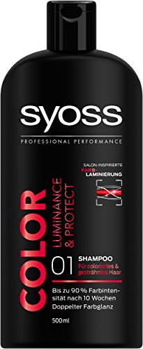 Syoss Shampoo Color Luminance & Protect, 3er Pack (3 x 500 ml)