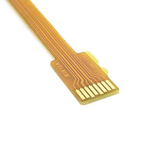 CY Micro SD TF Memory Card Kit männlich zu weiblich Soft Flat FPC Verlängerungskabel Verlängerung 10 cm - 5