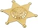 Produktbild Kunststoff Sheriff-Abzeichen – Gold & Silber – 12 PCS.