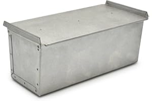 Erre4M Bacinella per Pan carré da 30x10x10(h.) cm in lamiera alluminata Professionale