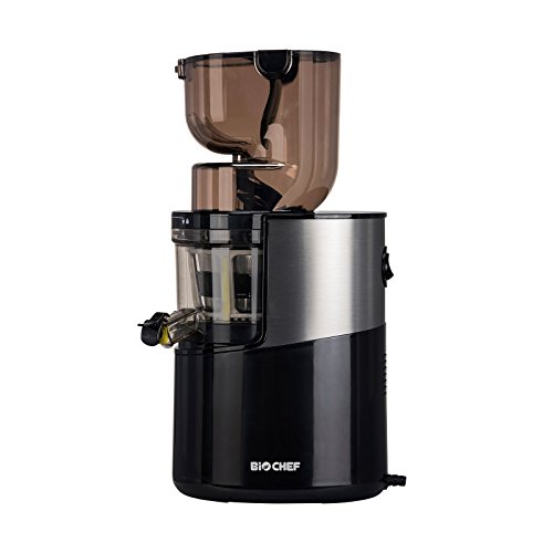 BioChef Altas Whole Slow Juicer Pro – 2.Generation / 400W Motor / XXL Einfüllhals / Lebenslange Garantie auf den Motor + kommerzielle Garantie für 1 Jahr (Schwarz) - 3