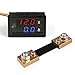 Produktbild Droking Digital Voltmeter dan Amperemeter Ammeter Strommesser Tester DC 12V/24V 100A Volt Amp Detector Ampere Voltage Gauge Combo AV Panelmeter Dual LDE Display mit Shunt Panel Meter for Autobatterie Auto Car (+ Shunt)