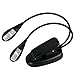 Produktbild Foxpic Clip 4 LED Leselampe Klemmleuchte Buchlampe Notenster Lampe Licht Beleuchtung Lichteffekt