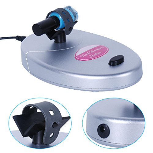 Elite99 Professional Time-saving Nail Lacquer Gel Polish Shaker Machine AC Adapter Battery Power No Bubble For Separation Varnish Manicure Salon