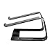 Produktbild KTNEWLAN Laptop-Ständer, Abnehmbare Aluminium Laptop Halterung, Ergonomisch Notebook Stand für MacBook Pro/Air 7-17"Notebook und Tablet,Black