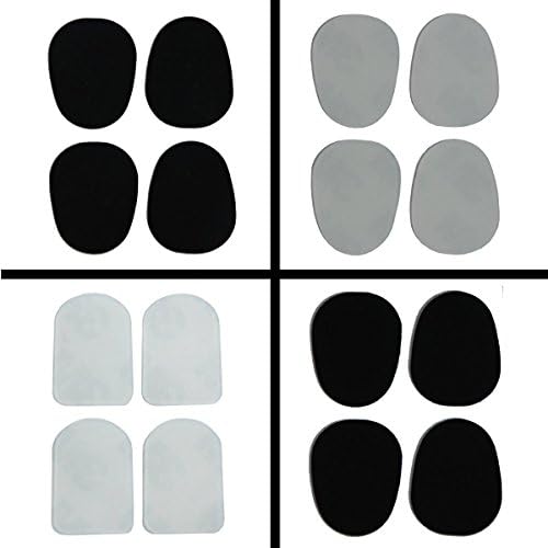 8 Mouthpiece Patches for Saxophone / Clarinet - Transparent - Thickness: 0.024'' (0.6 mm) Cushions clear