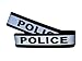 Price comparison product image 2x POLICE BLACK POCKET NOTE BOOK BANDS FOR OFFICER, CONSTABLES, PCSO FREE DELIVERY
