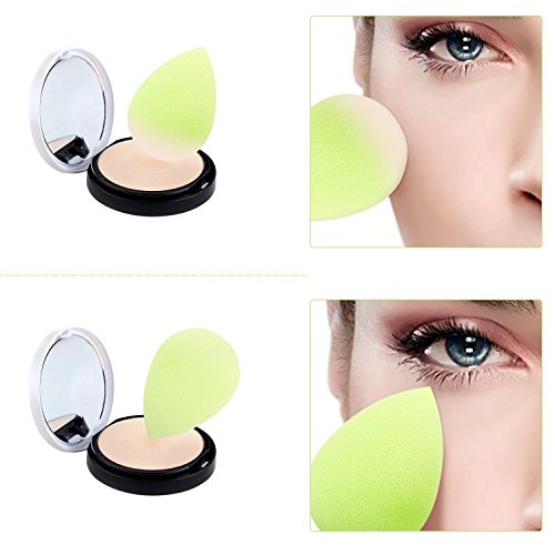 Molain Make up Pinsel mit Halter,Make up Schwamm und Make up Pinsel Reinigung, einschließlich Lidschattenpinsel, Rougepinsel ,Concealerpinsel ,Lippenpinsel,Augenbrauenpinsel und Puderpinsel ( 8 Stk） - 6