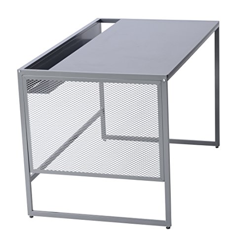 Cavadore 300082 Schreibtisch, Metall, grau, 120.0 x 71.5 x 73.3 cm Cavadore 300082 Schreibtisch, Metall, grau, 120.0 x 71.5 x 73.3 cm